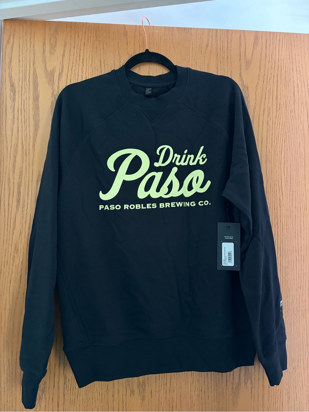 "Drink Paso" Black Pullover Sweatshirt